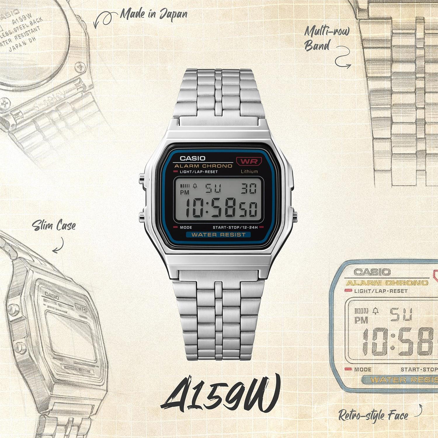 Casio A159w Un Reloj Casio Reloj Unisex CASIO A159W-N1DF – B TIME