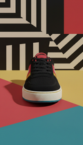 Zapatilla baja de ante Midnight Asphalt