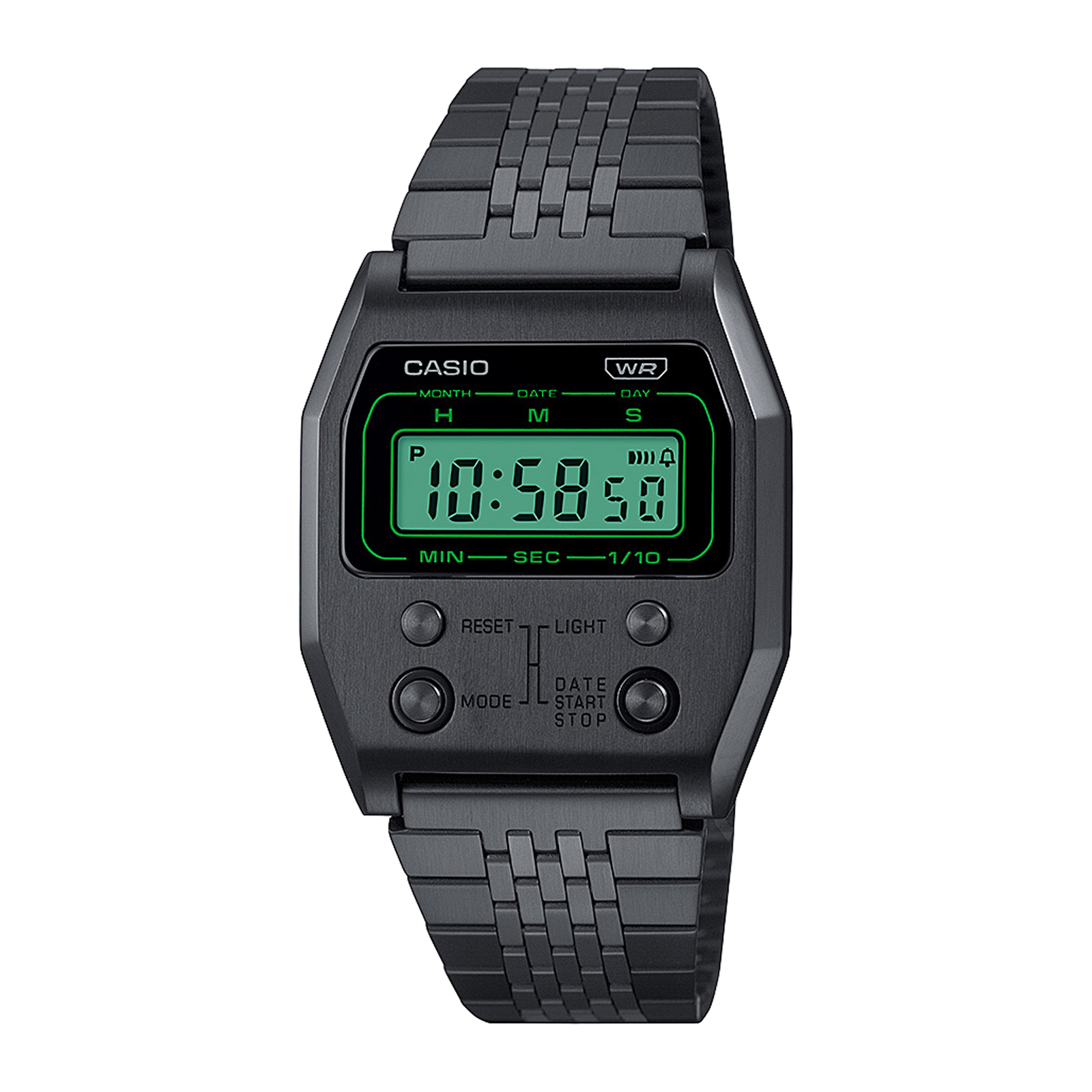 Reloj CASIO A1100B-1DF Acero Unisex Negro