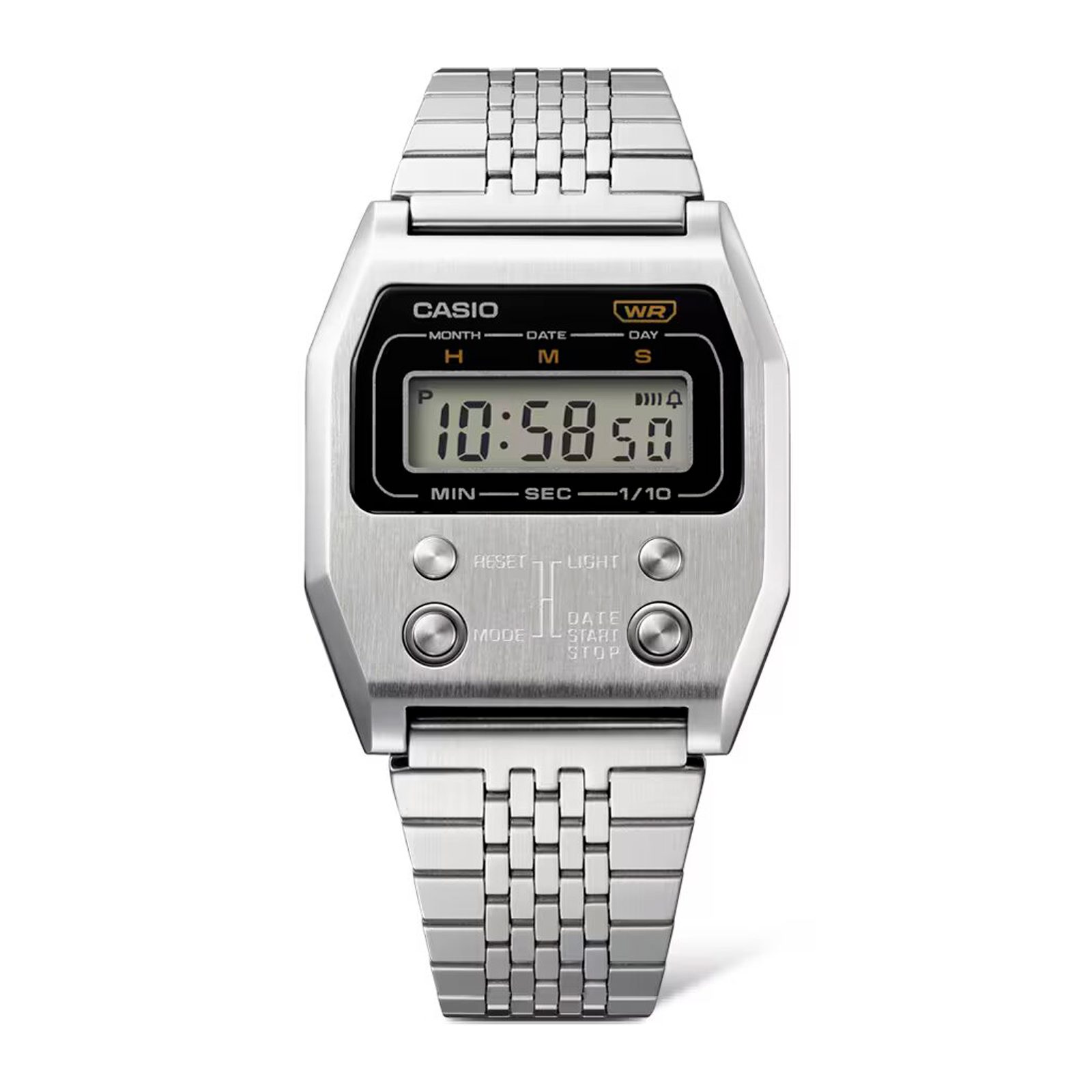 Reloj CASIO A1100D-1DF Acero Unisex Plateado