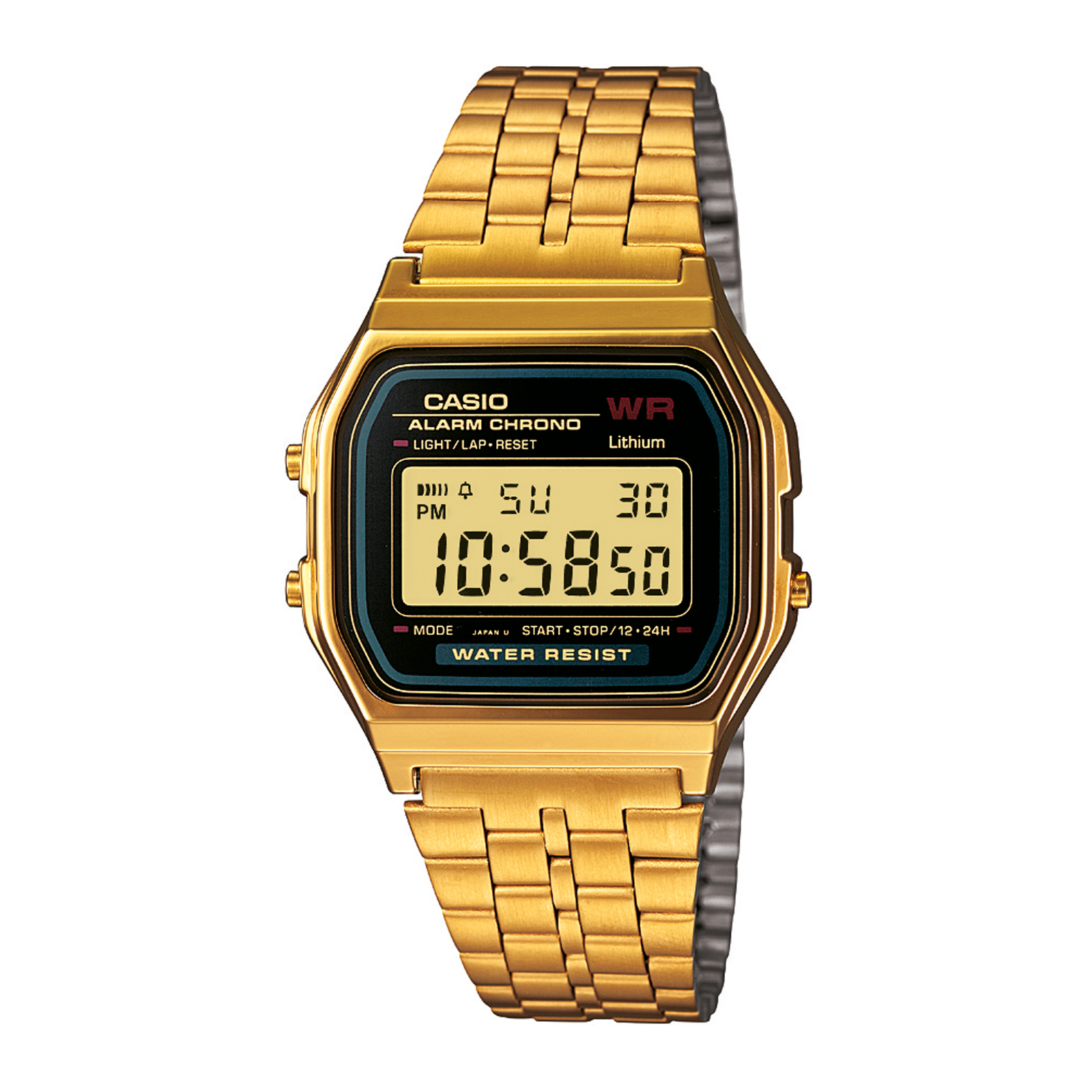 Reloj CASIO A159WGEA-1DF Resina Unisex Dorado