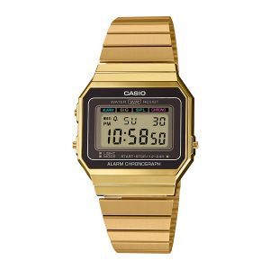 Reloj CASIO A700WG-9ADF Resina Unisex Dorado
