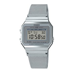 Reloj CASIO A700WM-7ADF Resina Unisex Plateado