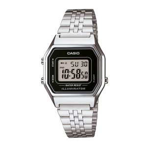 Reloj CASIO LA680WA-1DF Resina/Cromado Mujer Plateado