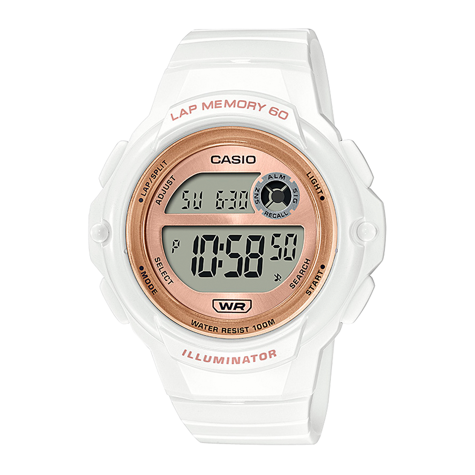 Reloj CASIO LWS-1200H-7A2VDF Resina Mujer Blanco