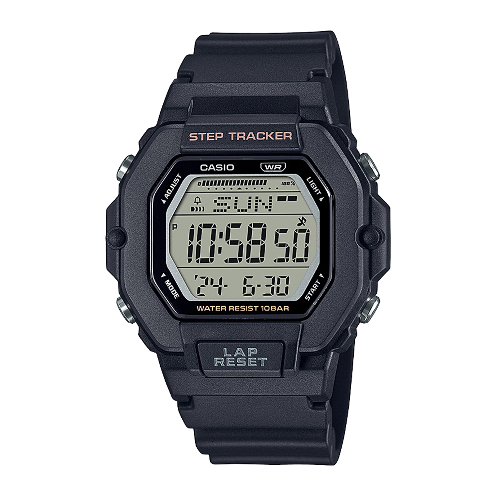 Reloj CASIO LWS-2200H-1AVDF Resina Mujer Negro