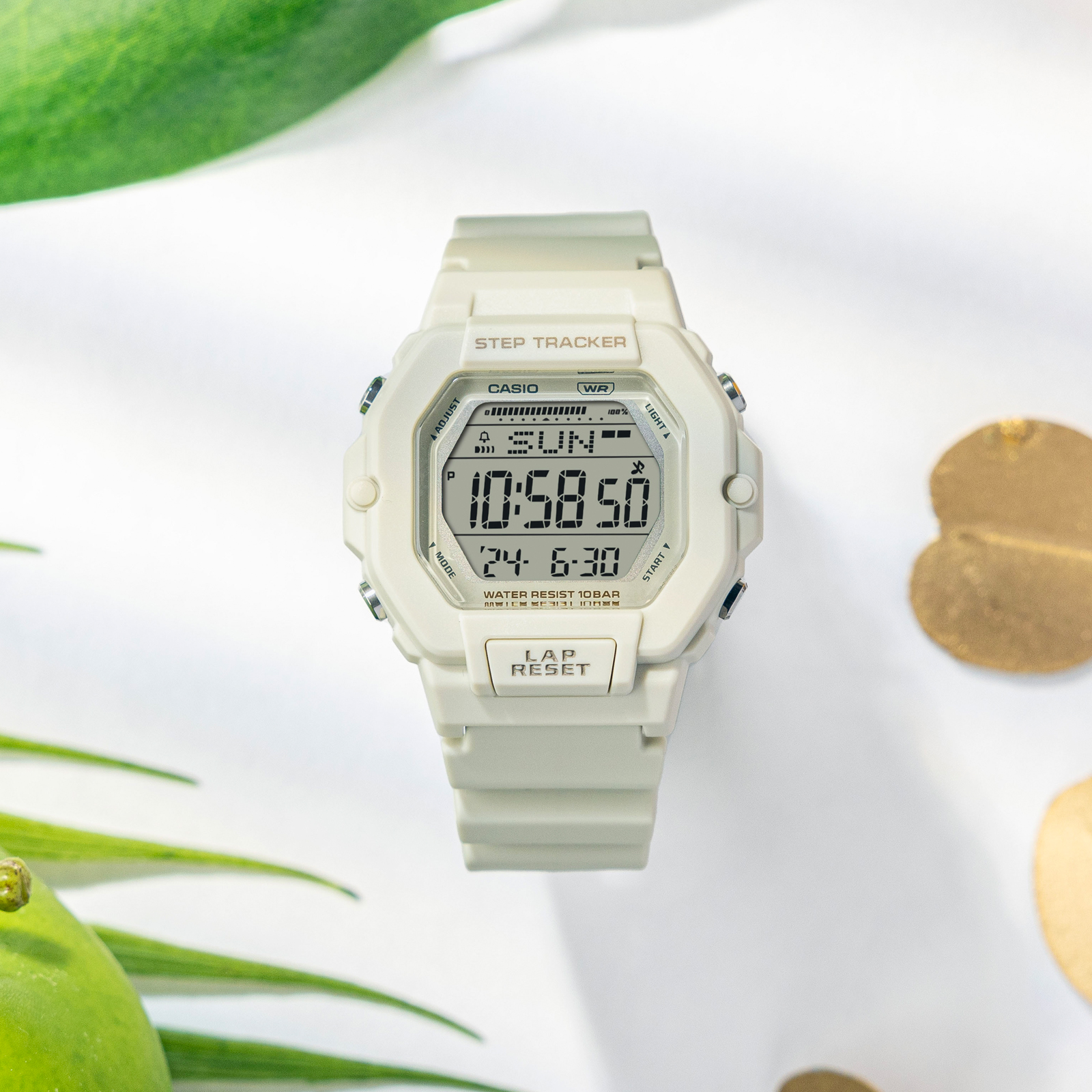 Reloj CASIO LWS-2200H-8AVDF Resina Mujer Gris Claro