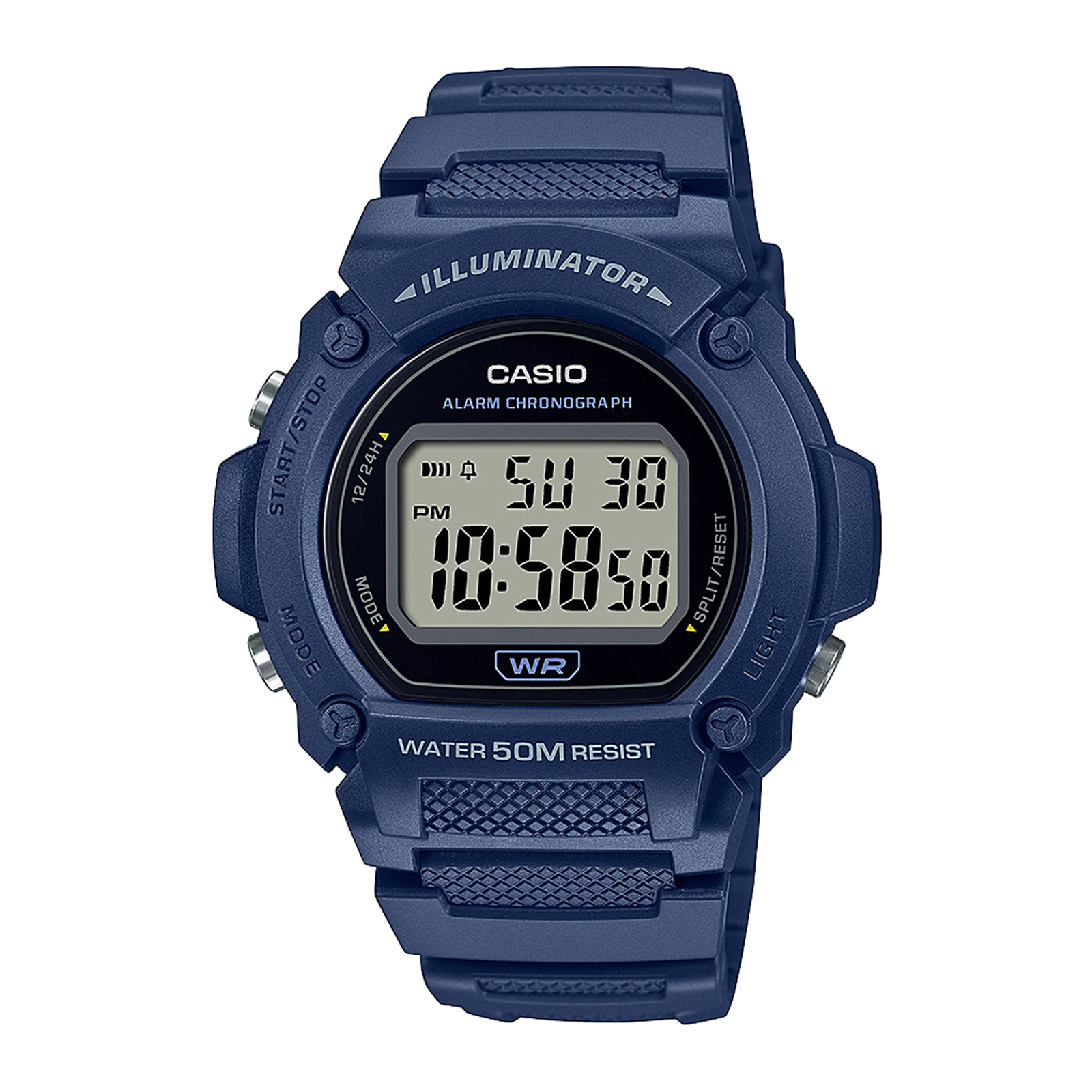 Reloj CASIO W-219H-2AVDF Resina Hombre Azul