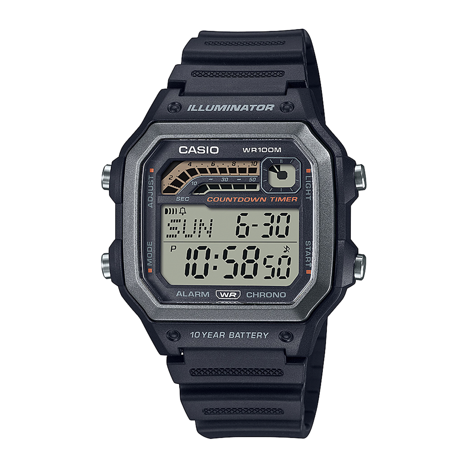 Reloj CASIO WS-1600H-1AVDF Resina Hombre Negro