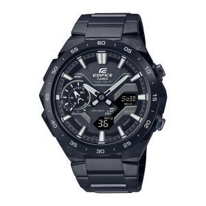 Reloj EDIFICE ECB-2200DC-1ADF Carbono/Acero Hombre Negro