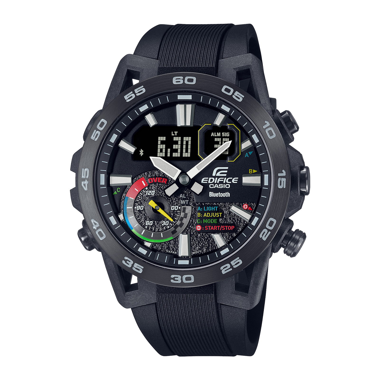 Reloj EDIFICE ECB-40MP-1ADF Carbono/Acero Hombre Negro