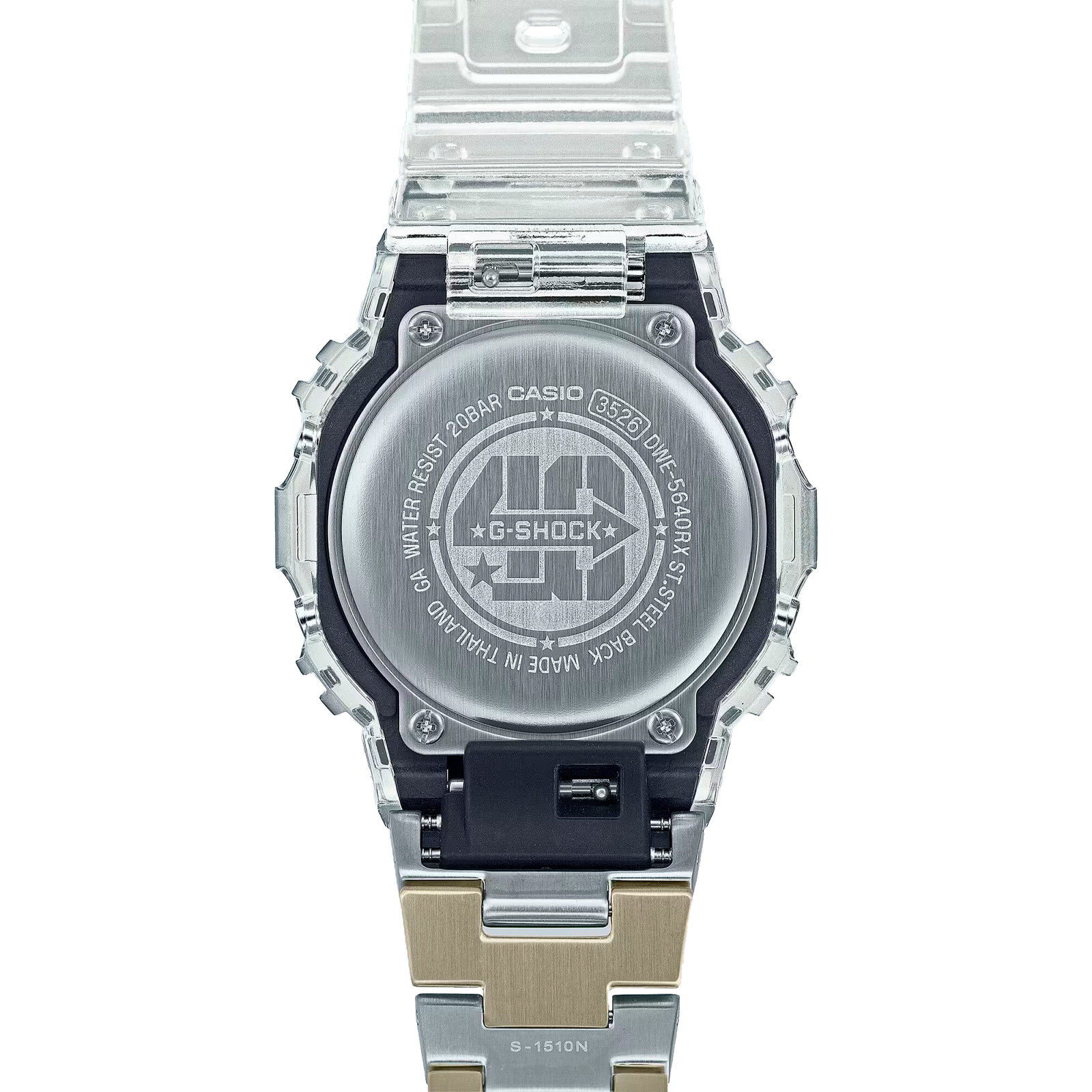 Reloj G-SHOCK DWE-5640RX-7DR Carbono/Resina Hombre Transparente