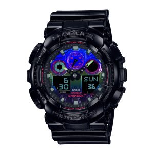 Reloj G-SHOCK GA-100RGB-1ADR Resina Hombre Negro