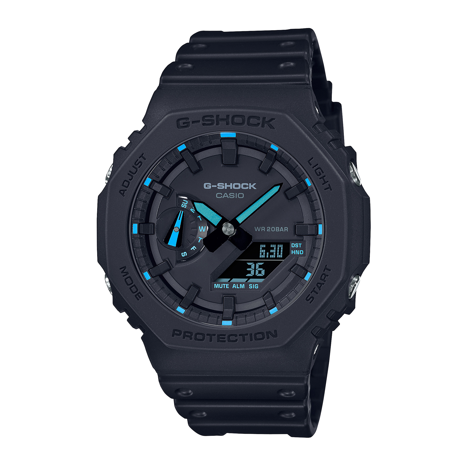 Reloj G-SHOCK GA-2100-1A2DR Carbono/Resina Hombre Negro