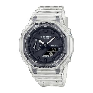 Reloj G-SHOCK GA-2100SKE-7ADR Carbono/Resina Hombre Blanco