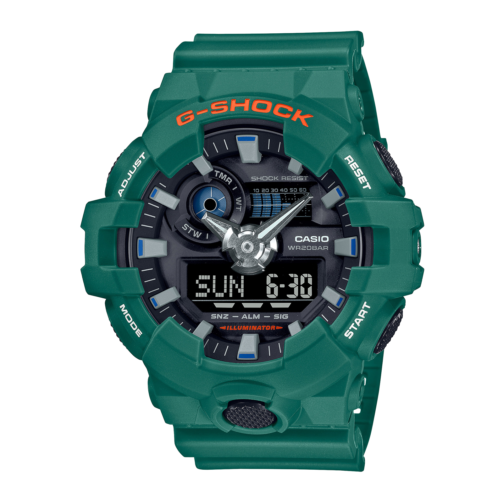 Reloj G-SHOCK GA-700SC-3ADR Resina Hombre Verde