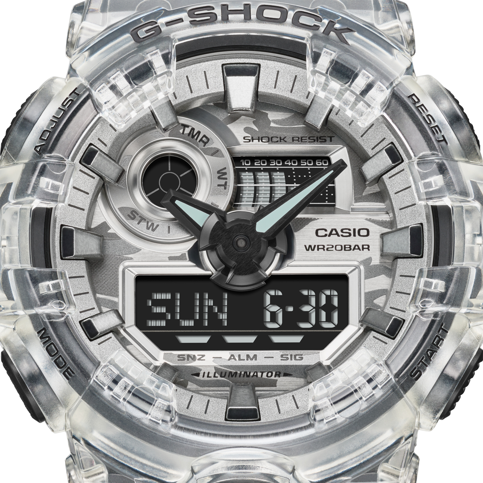 Reloj G-SHOCK GA-700SKC-1ADR Resina Hombre Gris