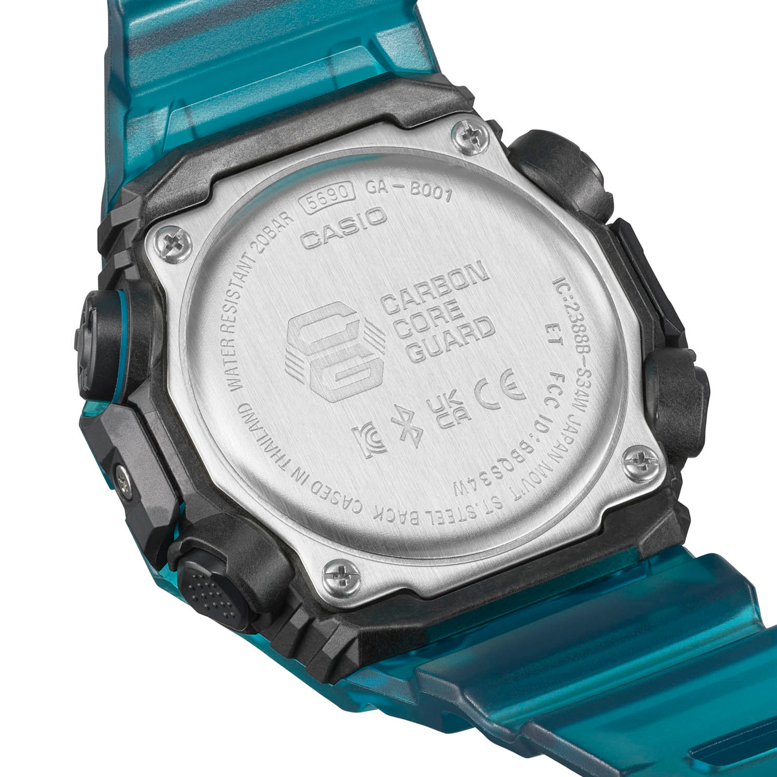 Reloj G-SHOCK GA-B001G-2ADR Carbono/Resina Hombre Azul