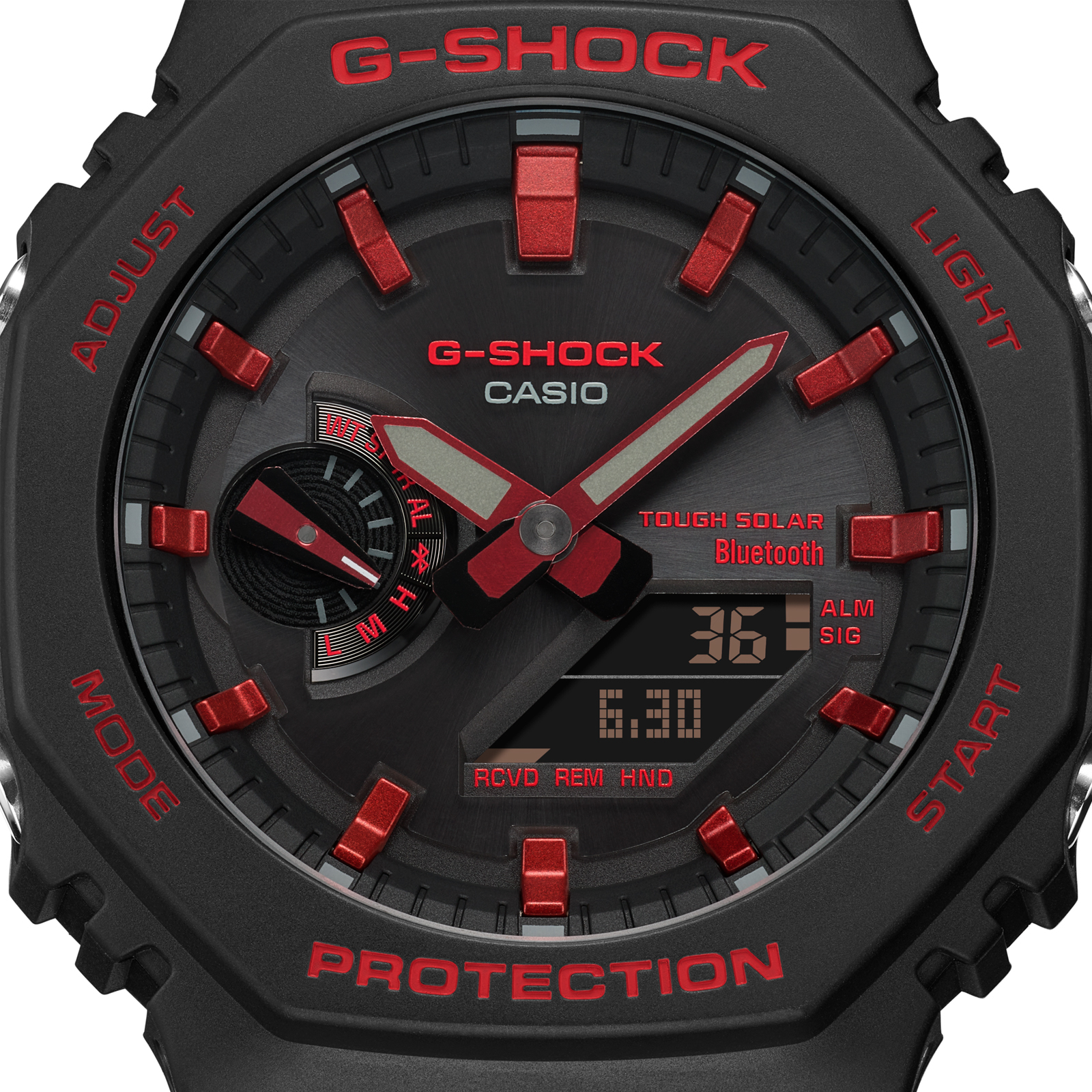 Reloj G-SHOCK GA-B2100BNR-1ADR Carbono/Resina Hombre Negro