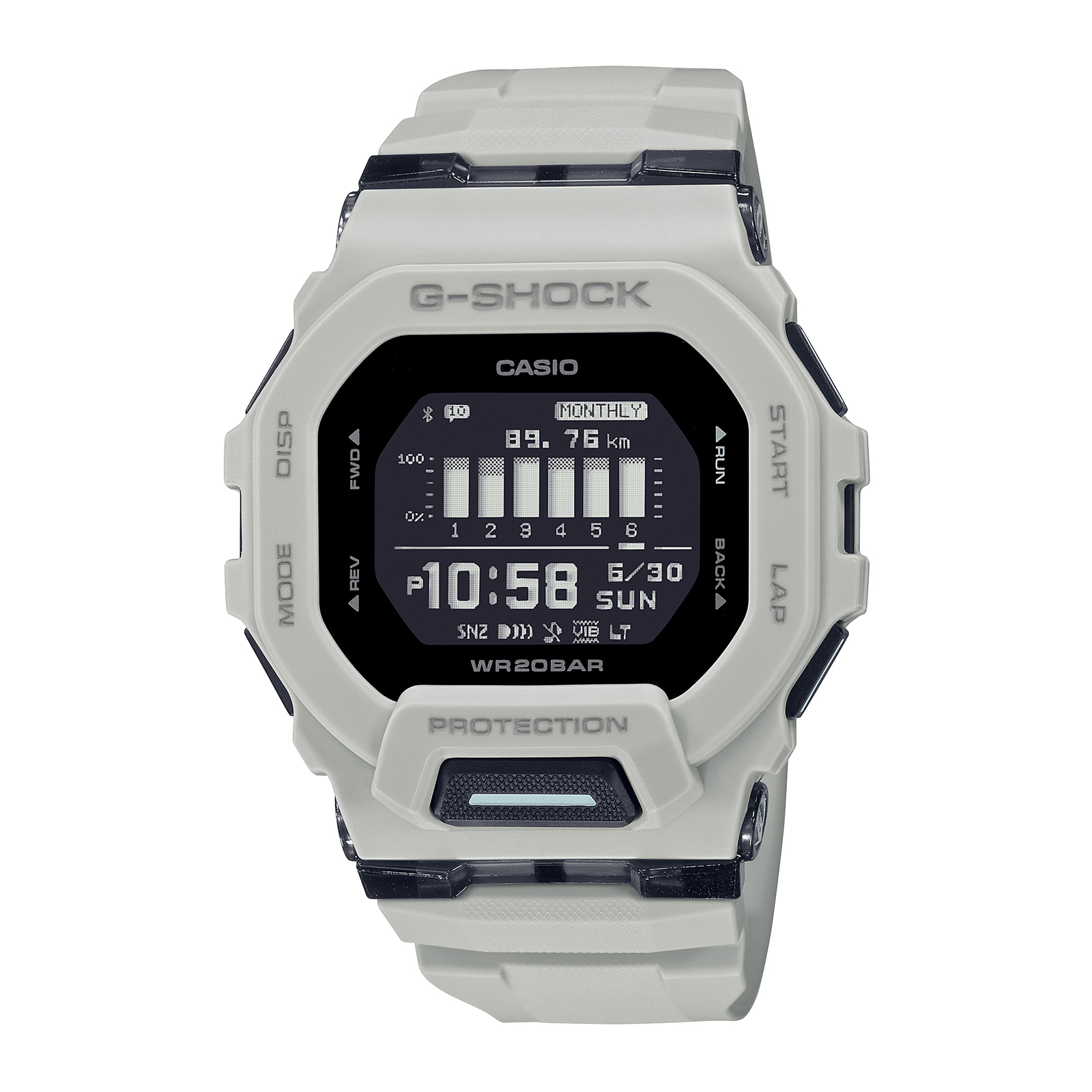 Reloj G-SHOCK GBD-200UU-9DR Resina Hombre Blanco