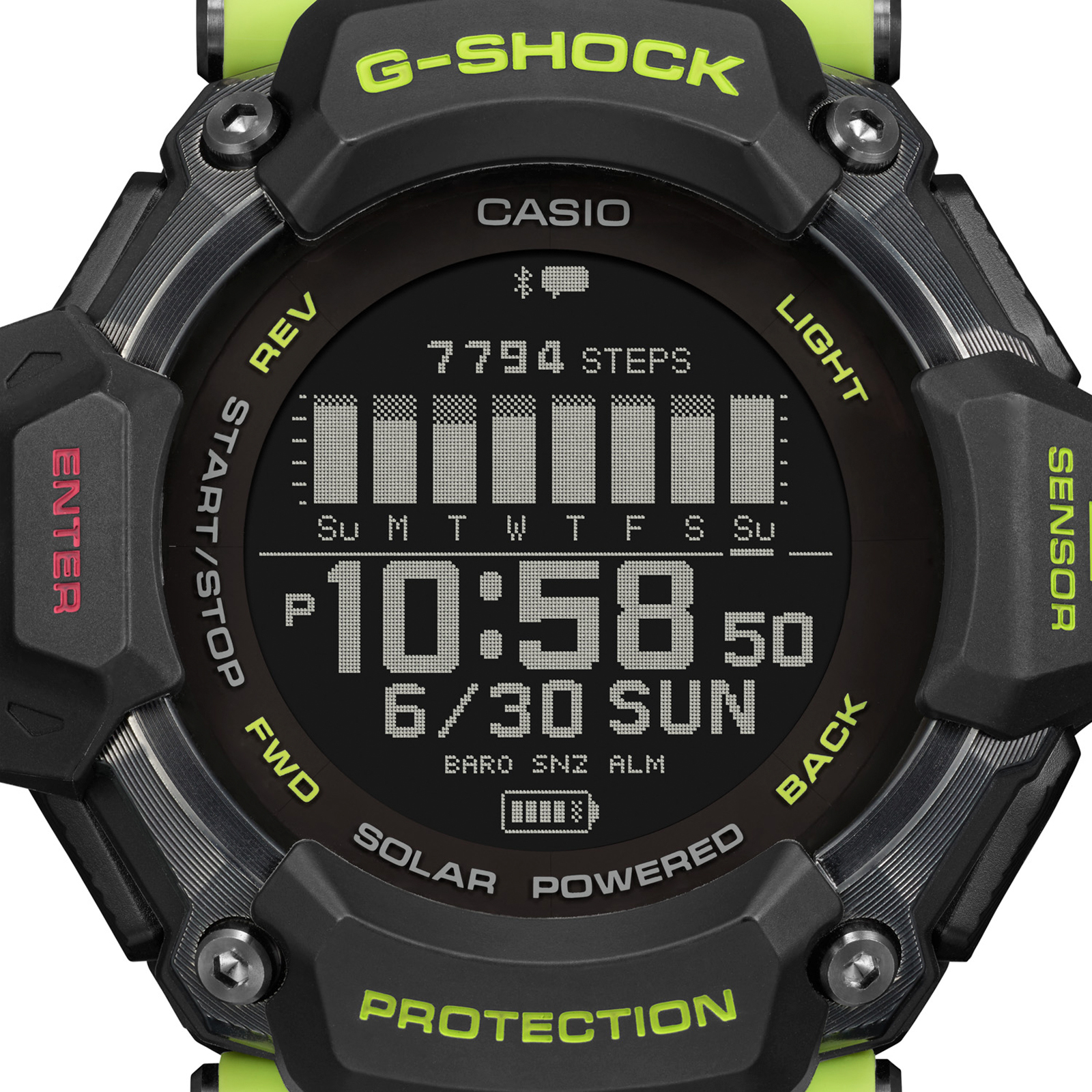 Reloj G-SHOCK GBD-H2000-1A9DR Resina Hombre Negro