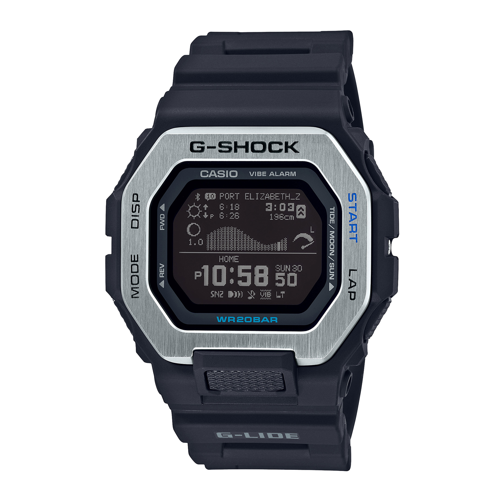 Reloj G-SHOCK GBX-100-1DR Resina/Acero Hombre Negro