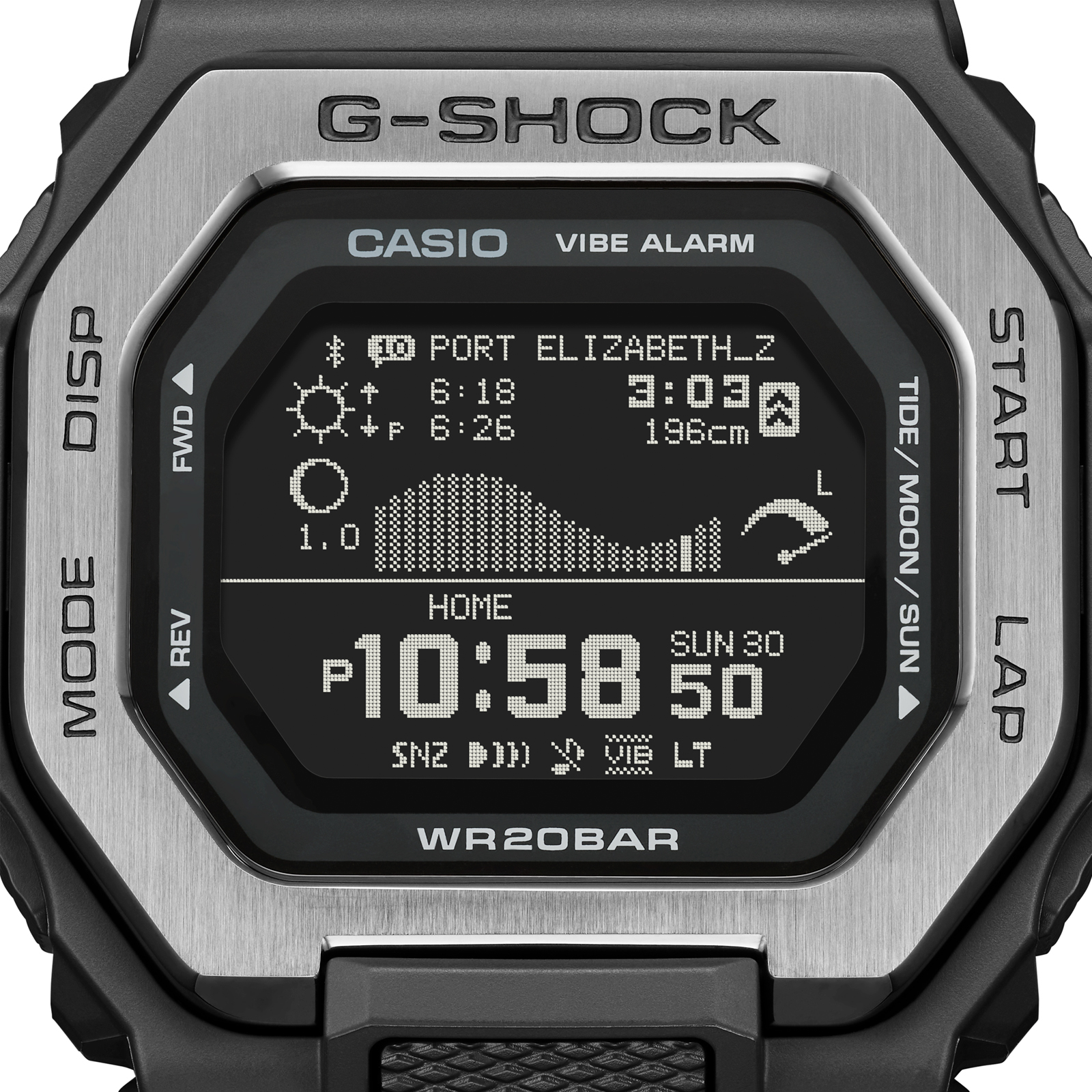 Reloj G-SHOCK GBX-100TT-8DR Resina/Acero Hombre Plateado