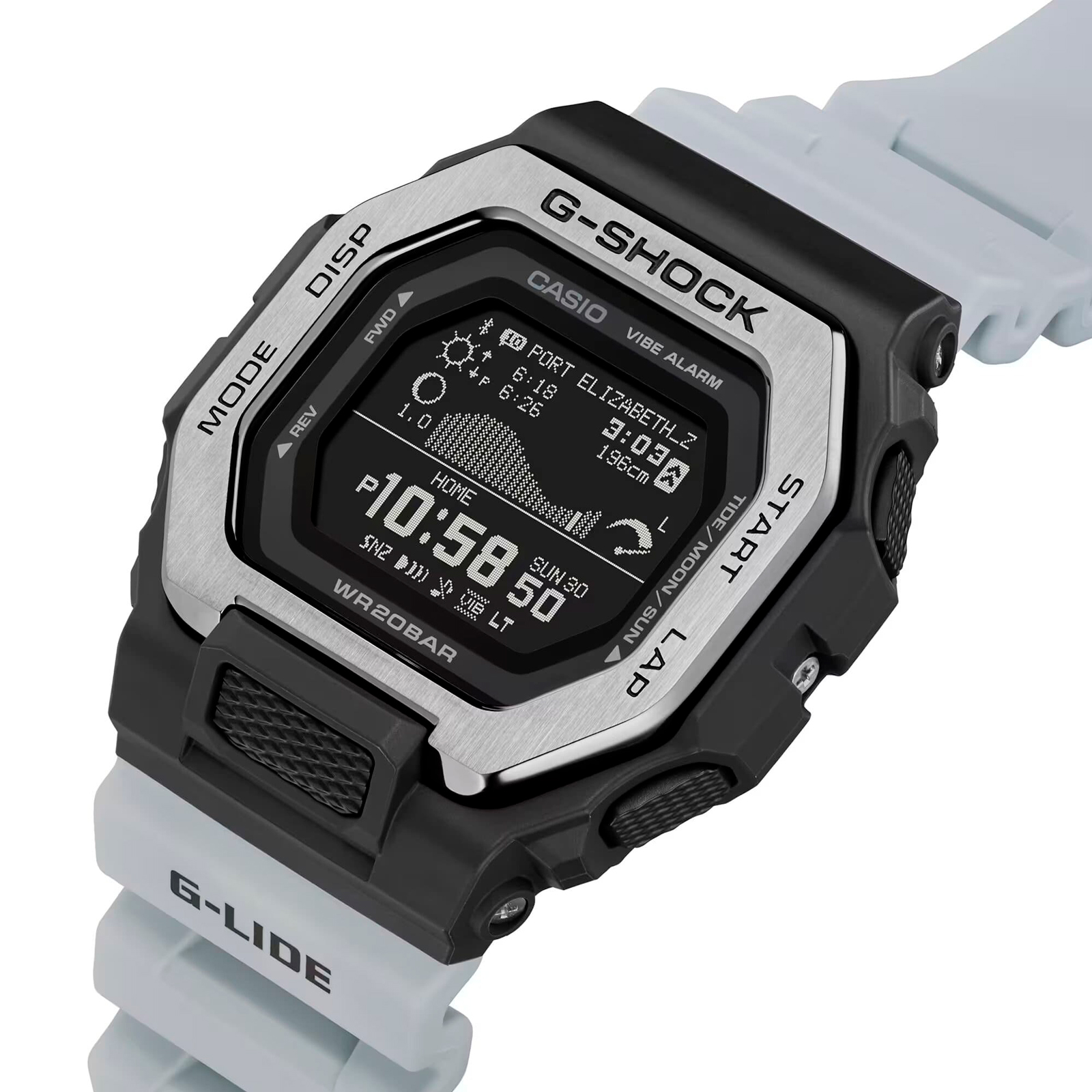 Reloj G-SHOCK GBX-100TT-8DR Resina/Acero Hombre Plateado