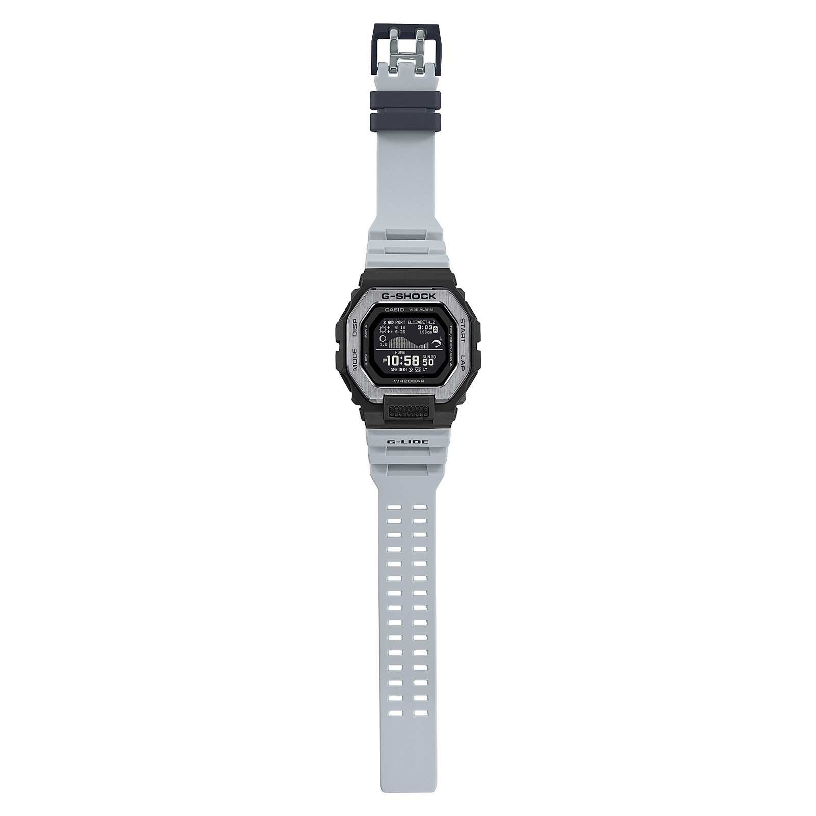 Reloj G-SHOCK GBX-100TT-8DR Resina/Acero Hombre Plateado