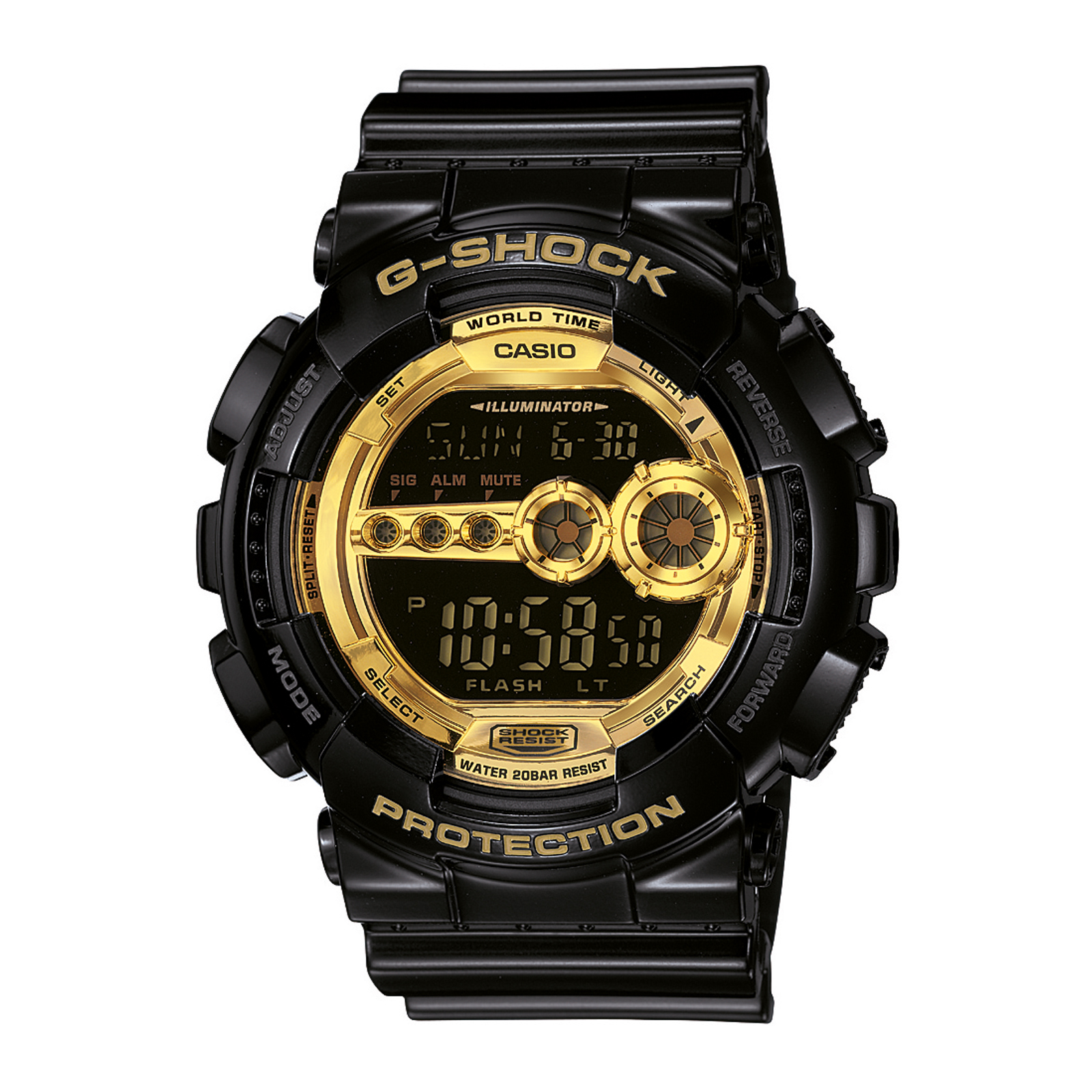 Reloj G-SHOCK GD-100GB-1DR Resina Hombre Negro