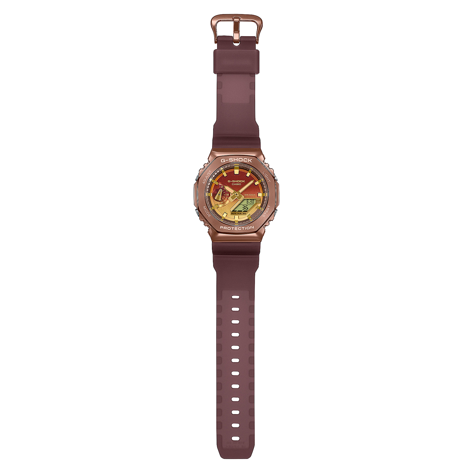 Reloj G-SHOCK GM-2100CL-5ADR Resina/Acero Hombre Oro Rosa