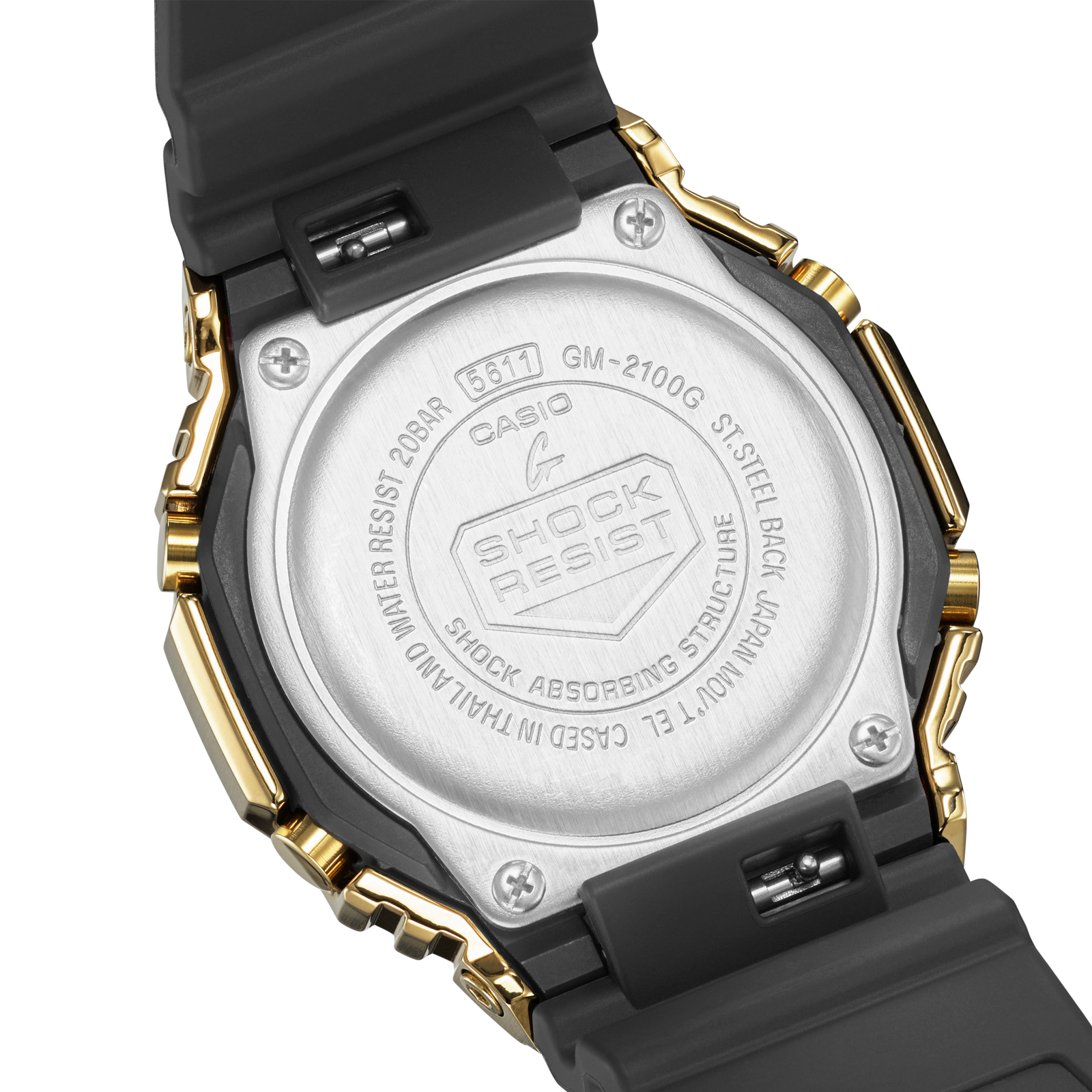 Reloj G-SHOCK GM-2100G-1A9DR Resina/Acero Hombre Dorado