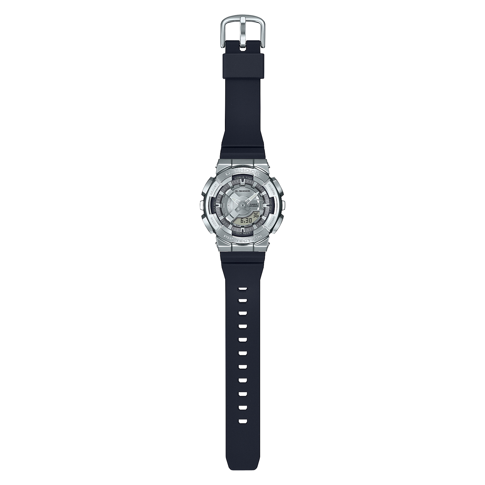 Reloj G-SHOCK GM-S110-1ADR Resina/Acero Mujer Plateado