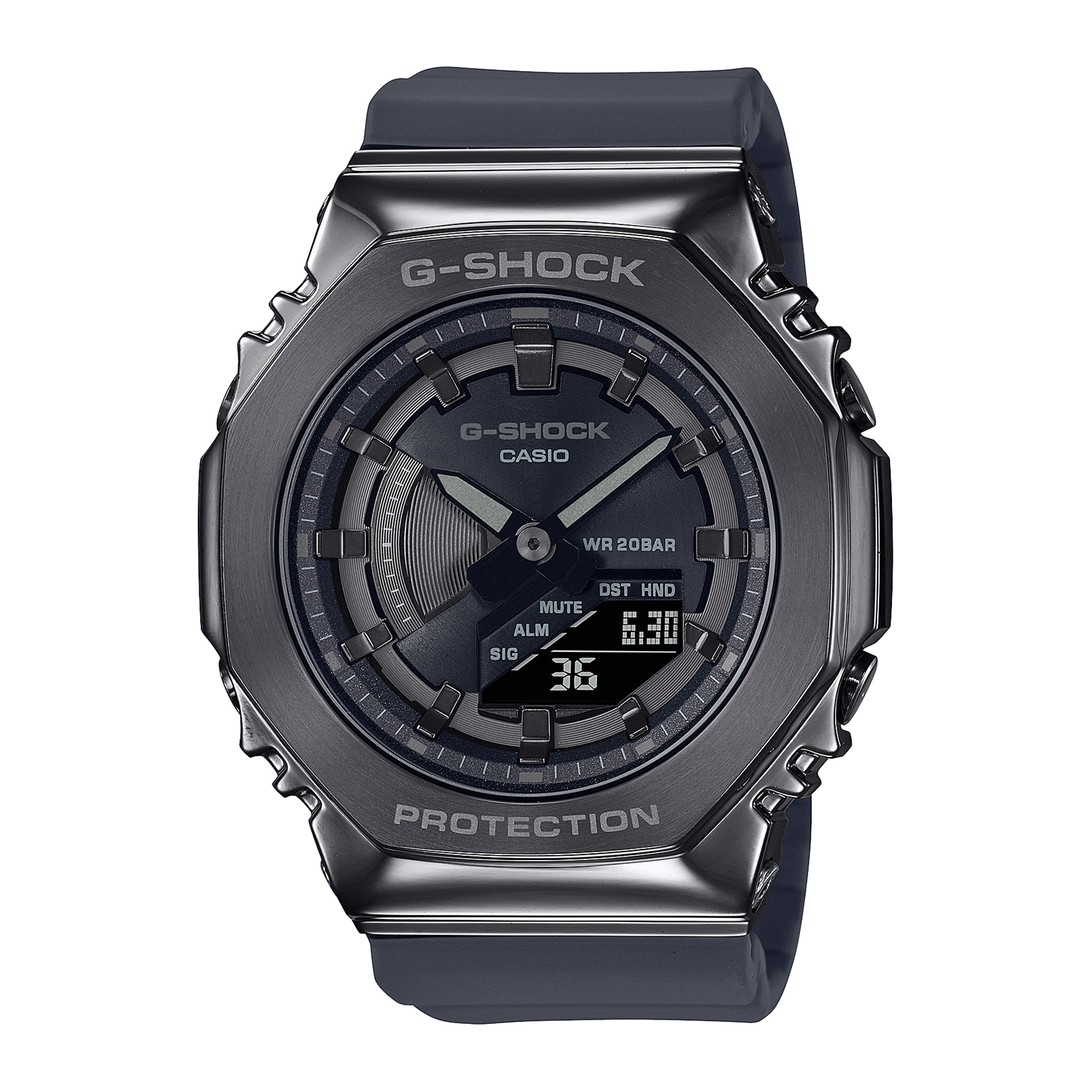 Reloj G-SHOCK GM-S2100B-8ADR Resina/Acero Mujer Negro