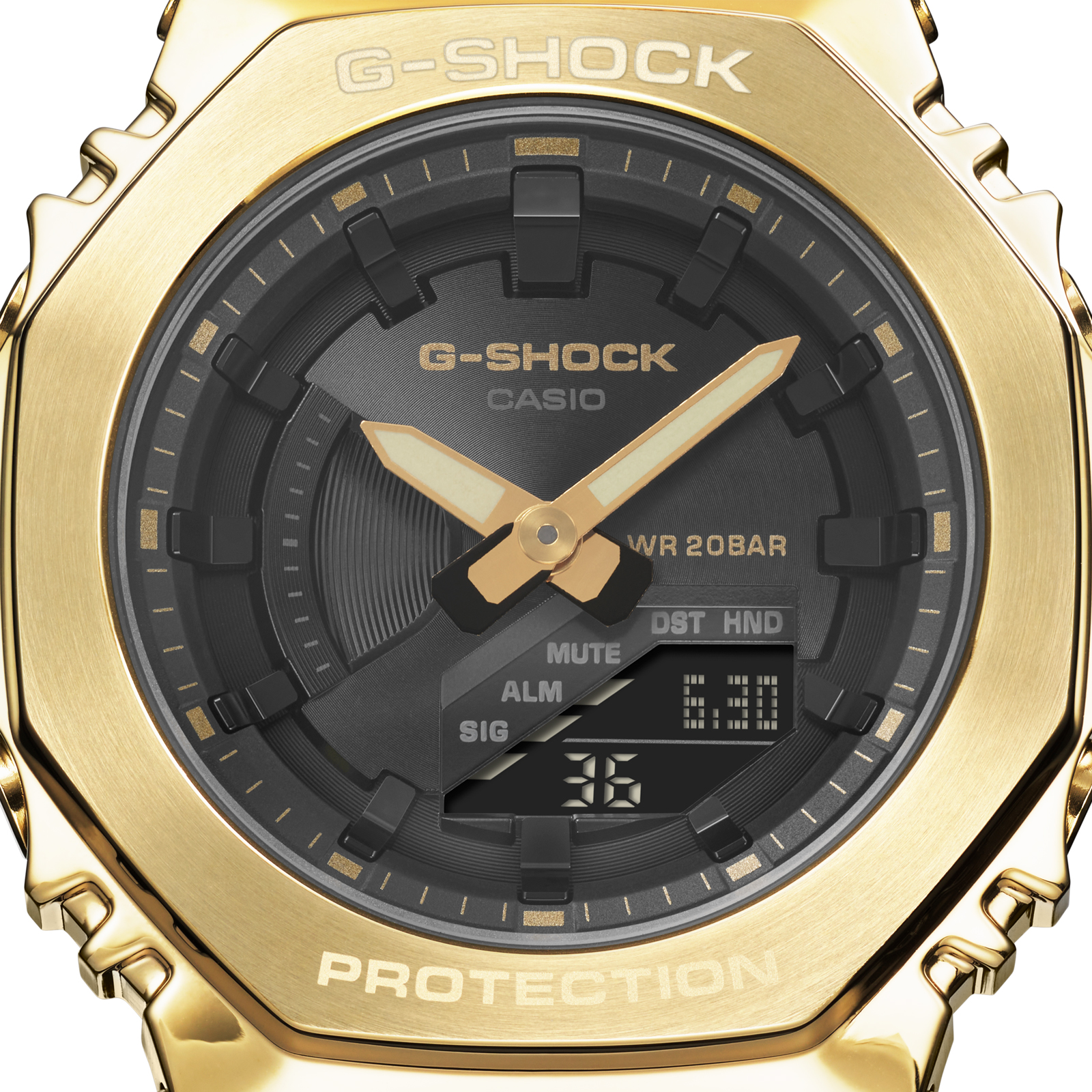 Reloj G-SHOCK GM-S2100GB-1ADR Resina/Acero Mujer Dorado