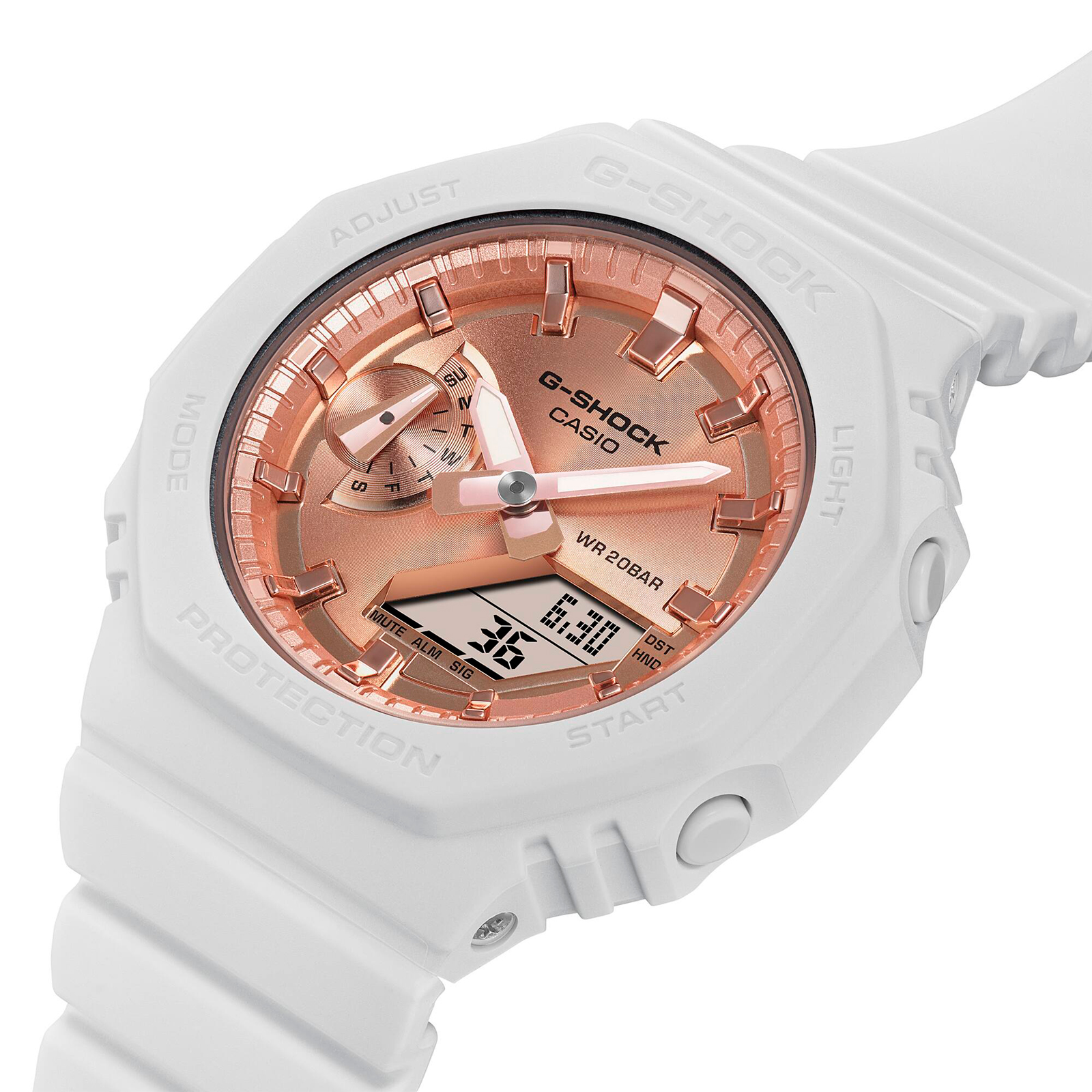 Reloj G-SHOCK GMA-S2100MD-7ADR Carbono/Resina Mujer Blanco
