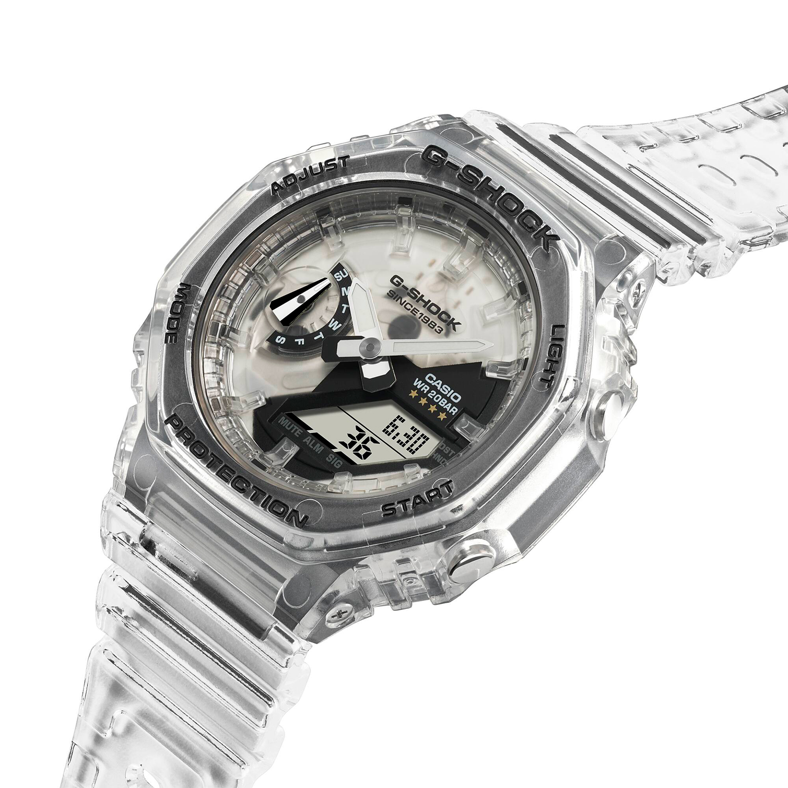 Reloj G-SHOCK GMA-S2140RX-7ADR Carbono/Resina Mujer Transparente