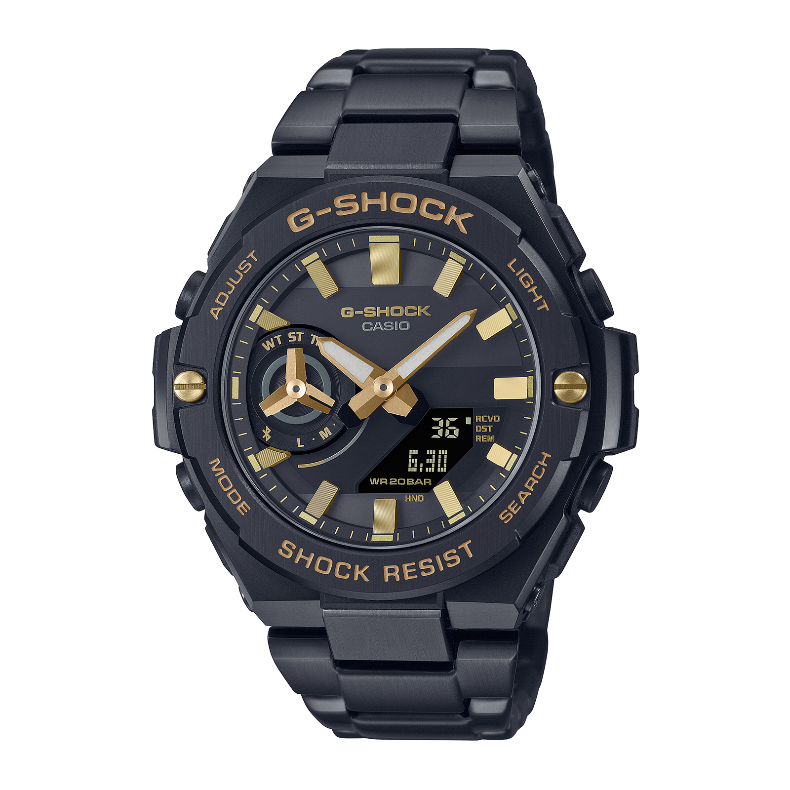 Reloj G-SHOCK GST-B500BD-1A9DR Resina/Acero Hombre Negro