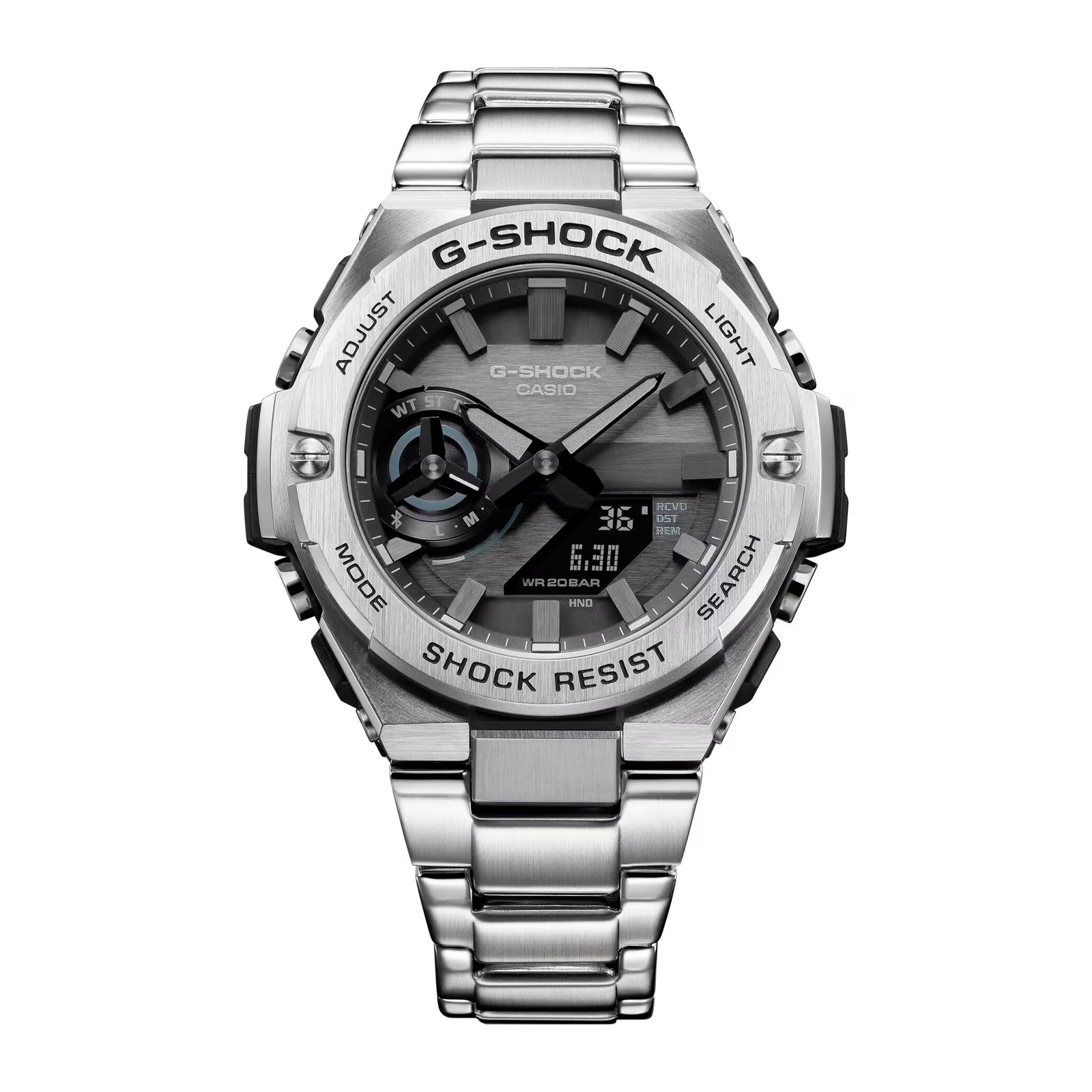Reloj G-SHOCK GST-B500D-1A1DR Resina/Acero Hombre Plateado