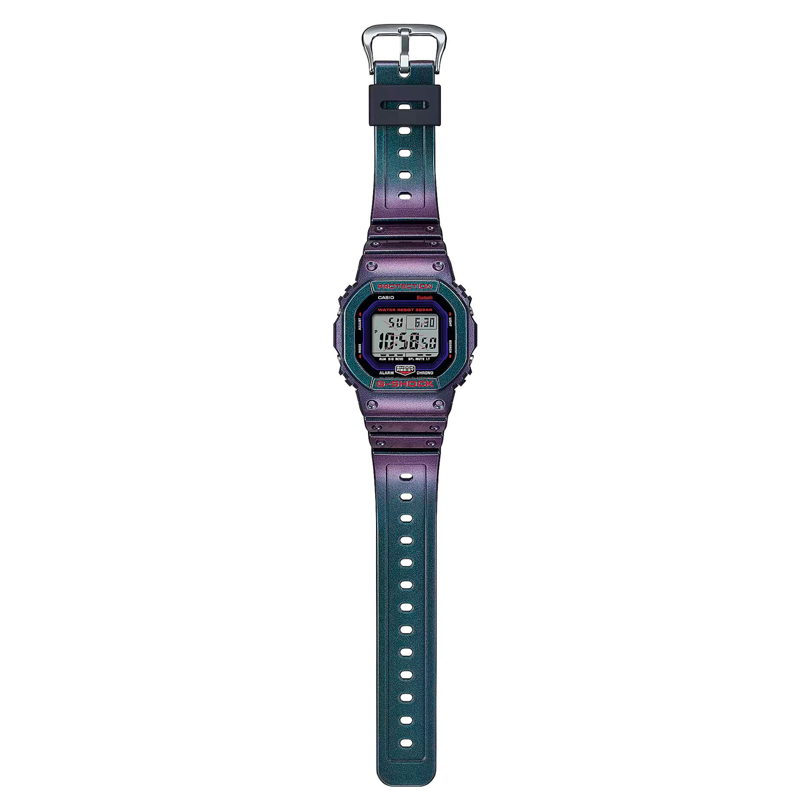 Reloj G-SHOCK DW-B5600AH-6DR Resina Hombre Purpura/Verde