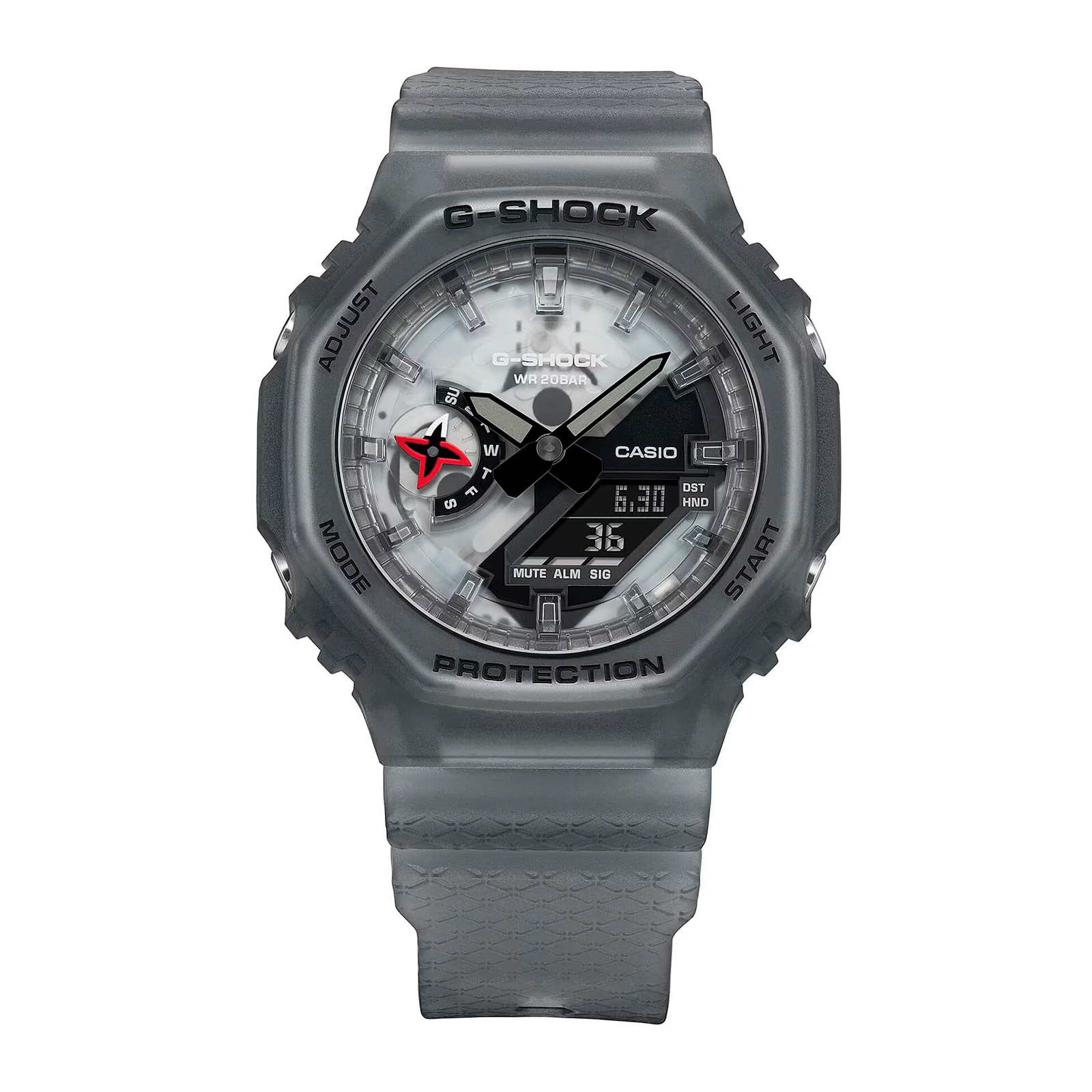 Reloj G-SHOCK GA-2100NNJ-8ADR Carbono/Resina Hombre Gris