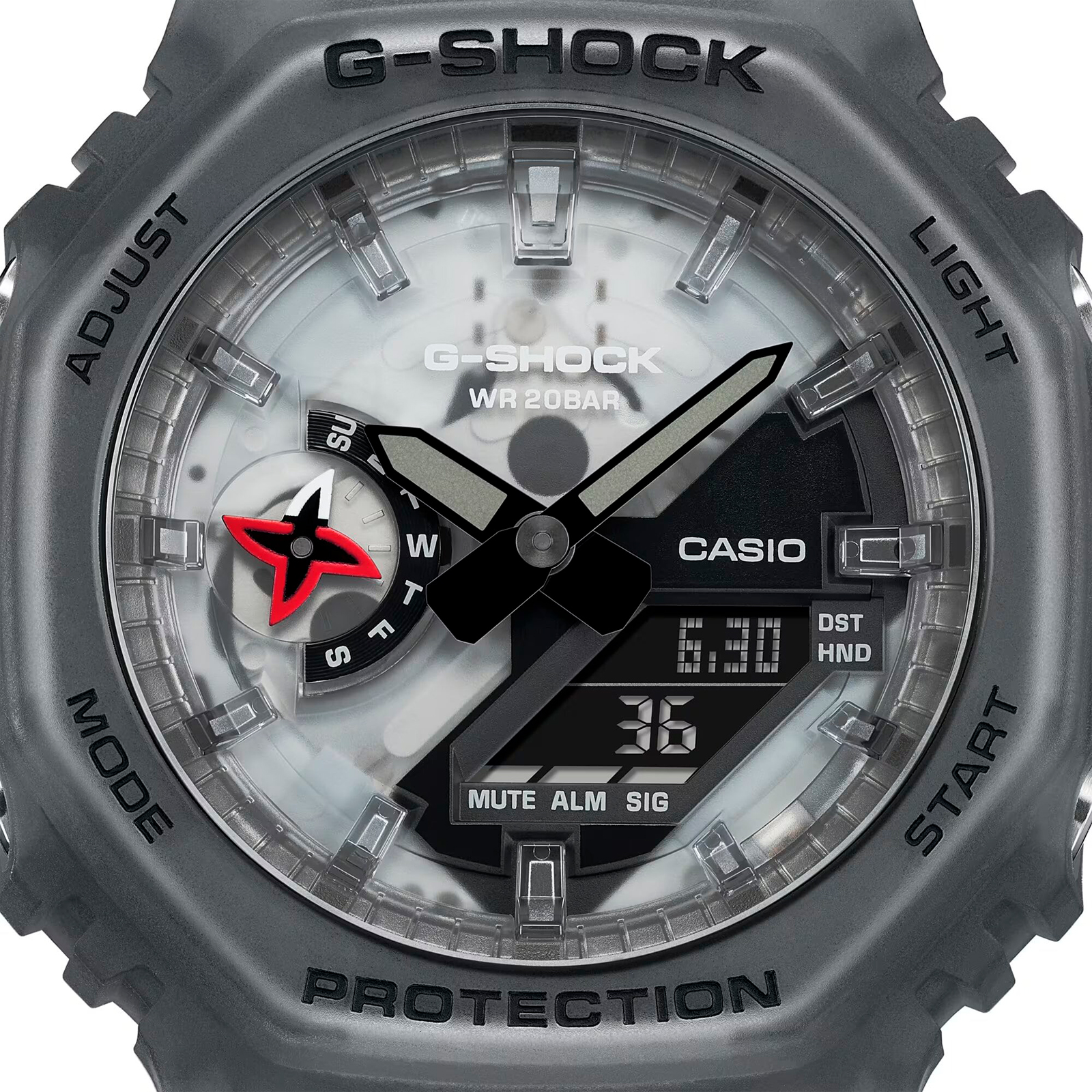 Reloj G-SHOCK GA-2100NNJ-8ADR Carbono/Resina Hombre Gris