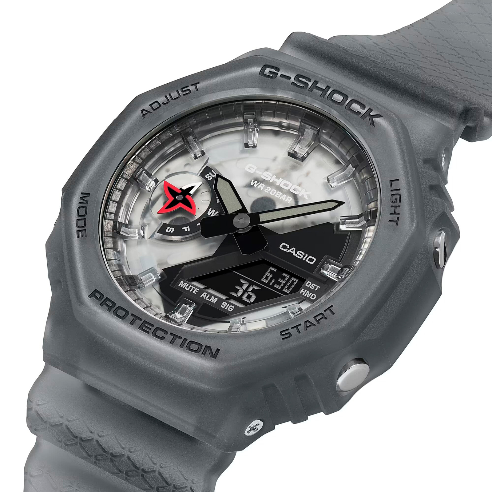 Reloj G-SHOCK GA-2100NNJ-8ADR Carbono/Resina Hombre Gris