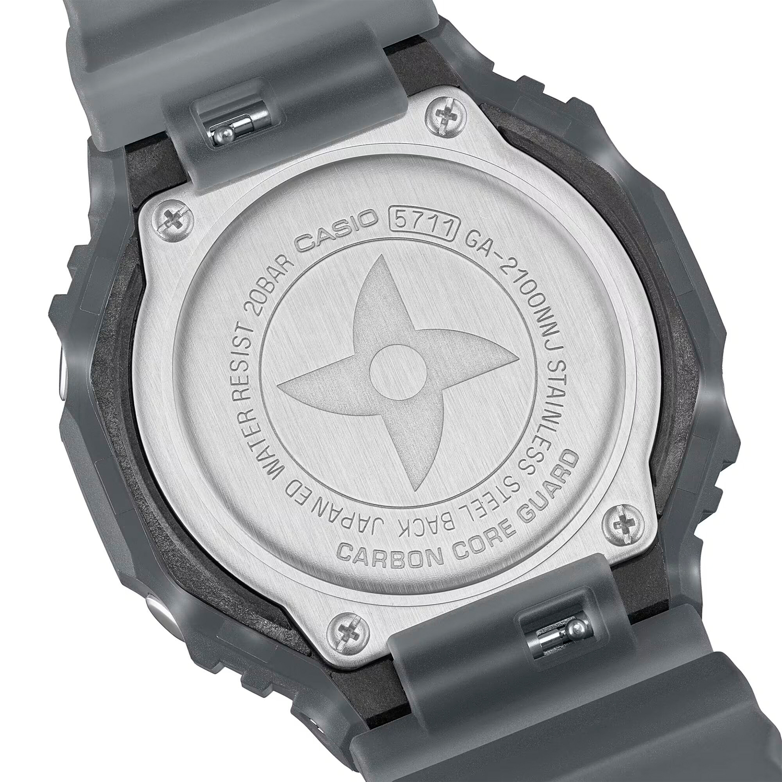 Reloj G-SHOCK GA-2100NNJ-8ADR Carbono/Resina Hombre Gris