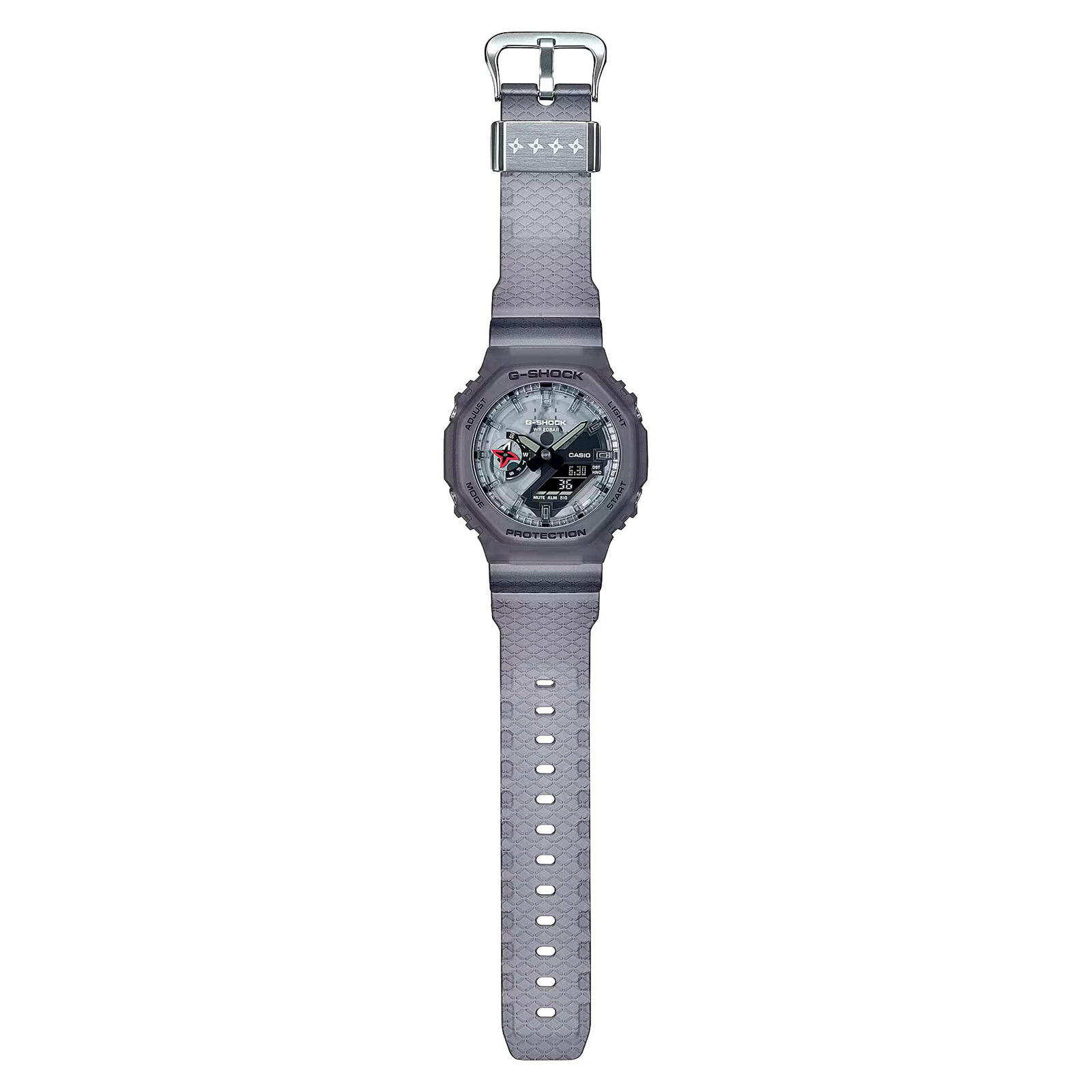 Reloj G-SHOCK GA-2100NNJ-8ADR Carbono/Resina Hombre Gris