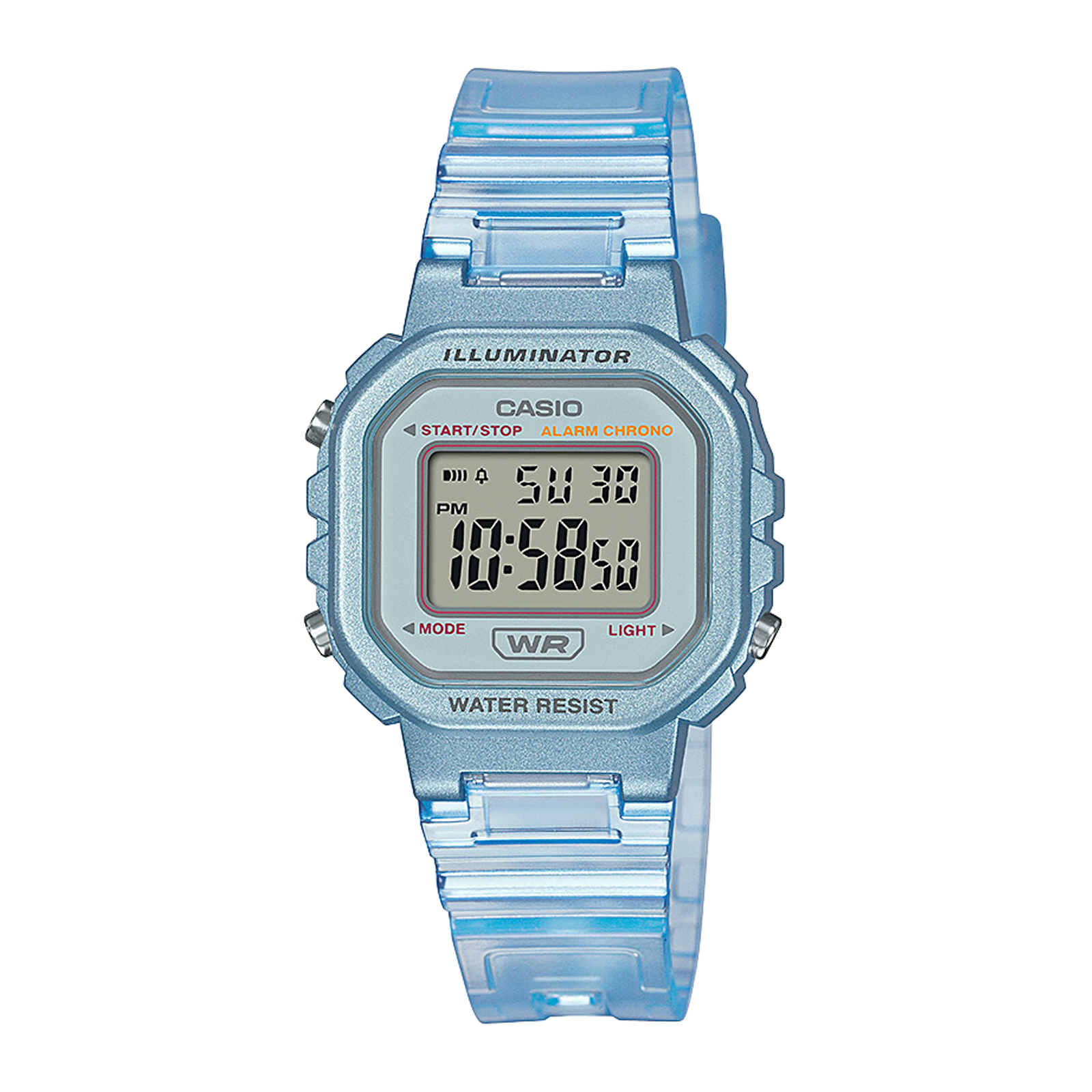 Reloj CASIO LA-20WHS-2ADF Resina Juvenil Celeste