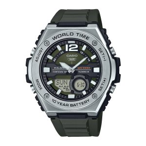 Reloj CASIO MWQ-100-3AVDF Resina/Acero Hombre Negro/plateado