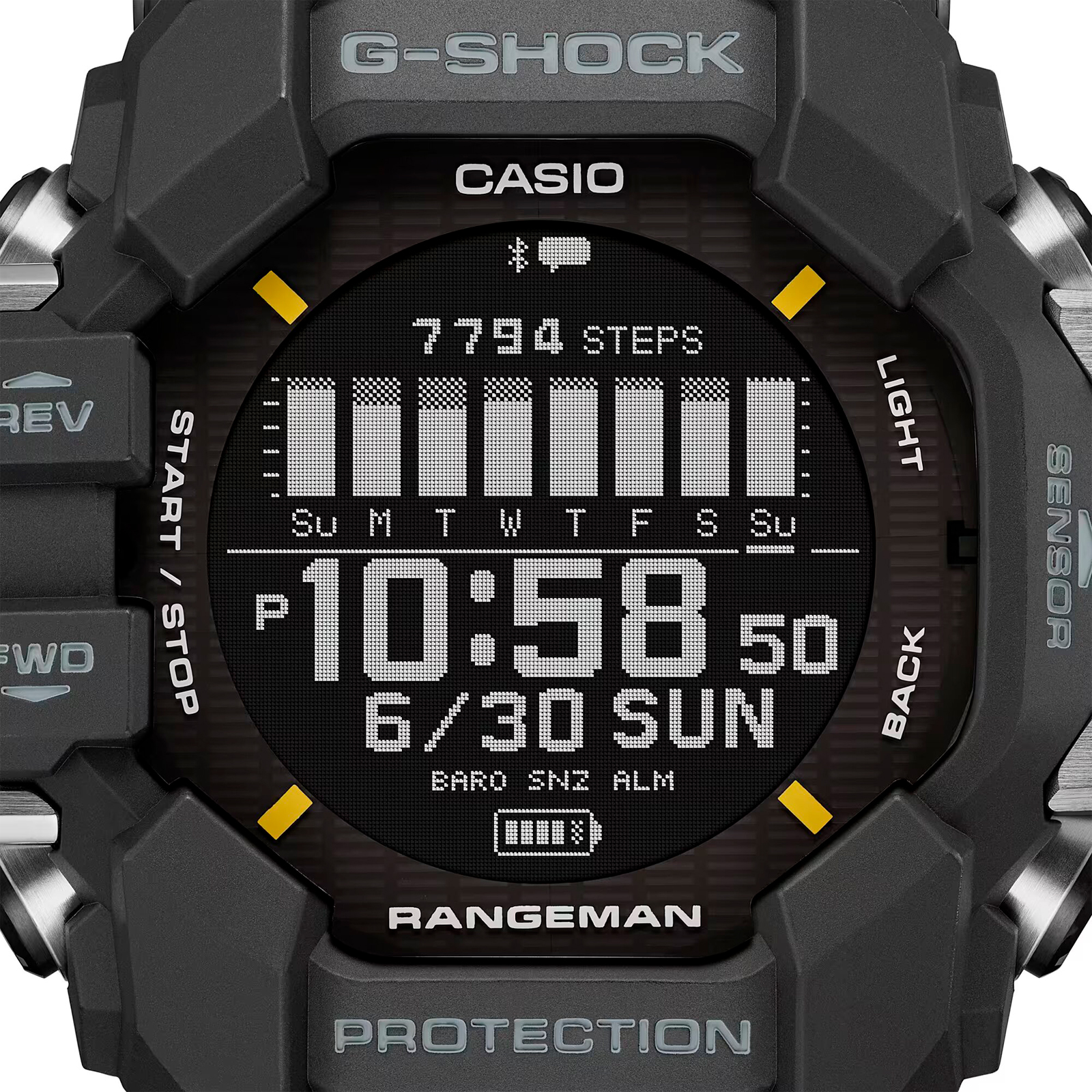 Reloj G-SHOCK GPR-H1000-1DR Resina Hombre Negro