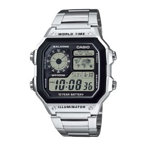 Reloj CASIO AE-1200WHD-1AVDF Resina Juvenil Plateado