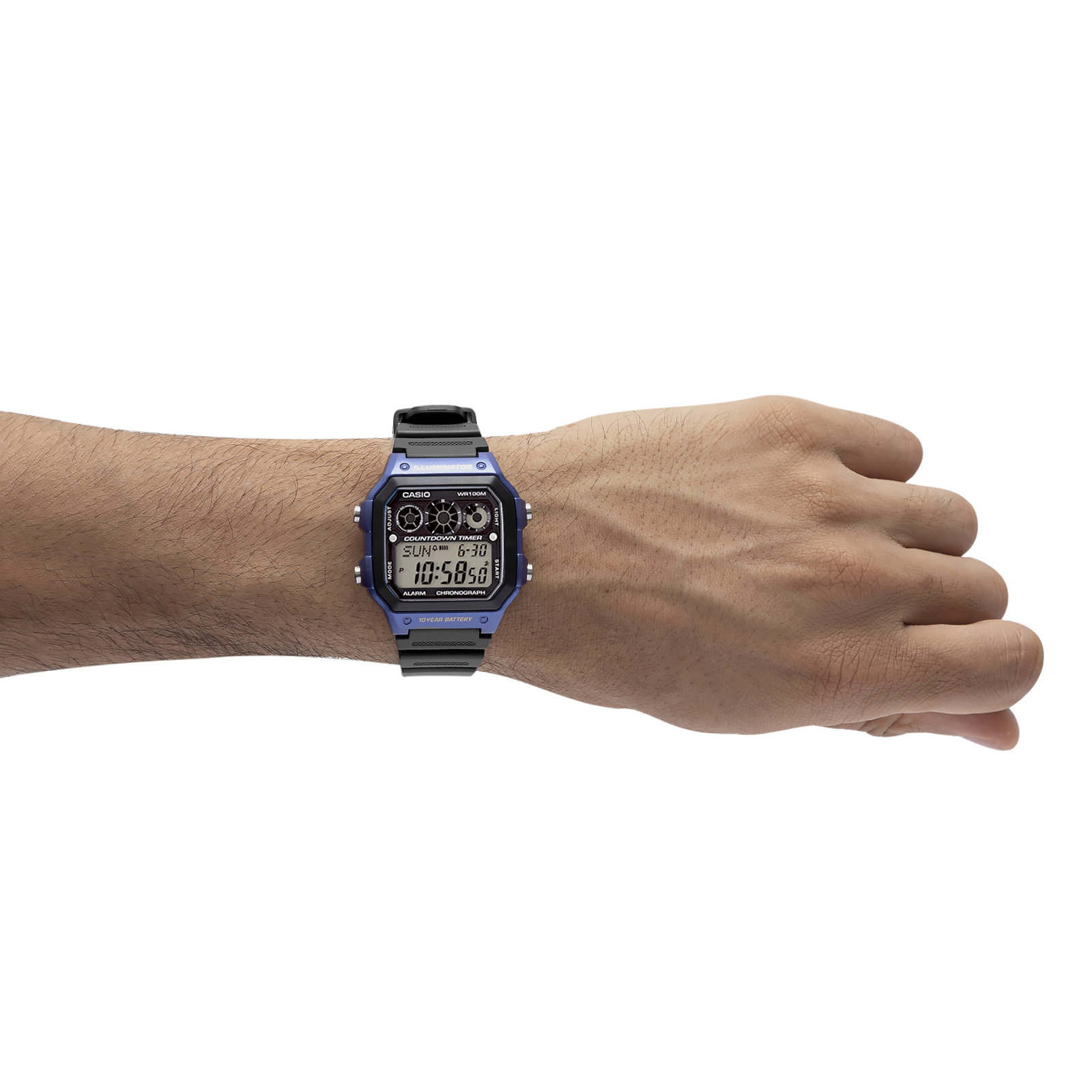 Reloj CASIO AE-1300WH-2AVDF Resina Juvenil Azul